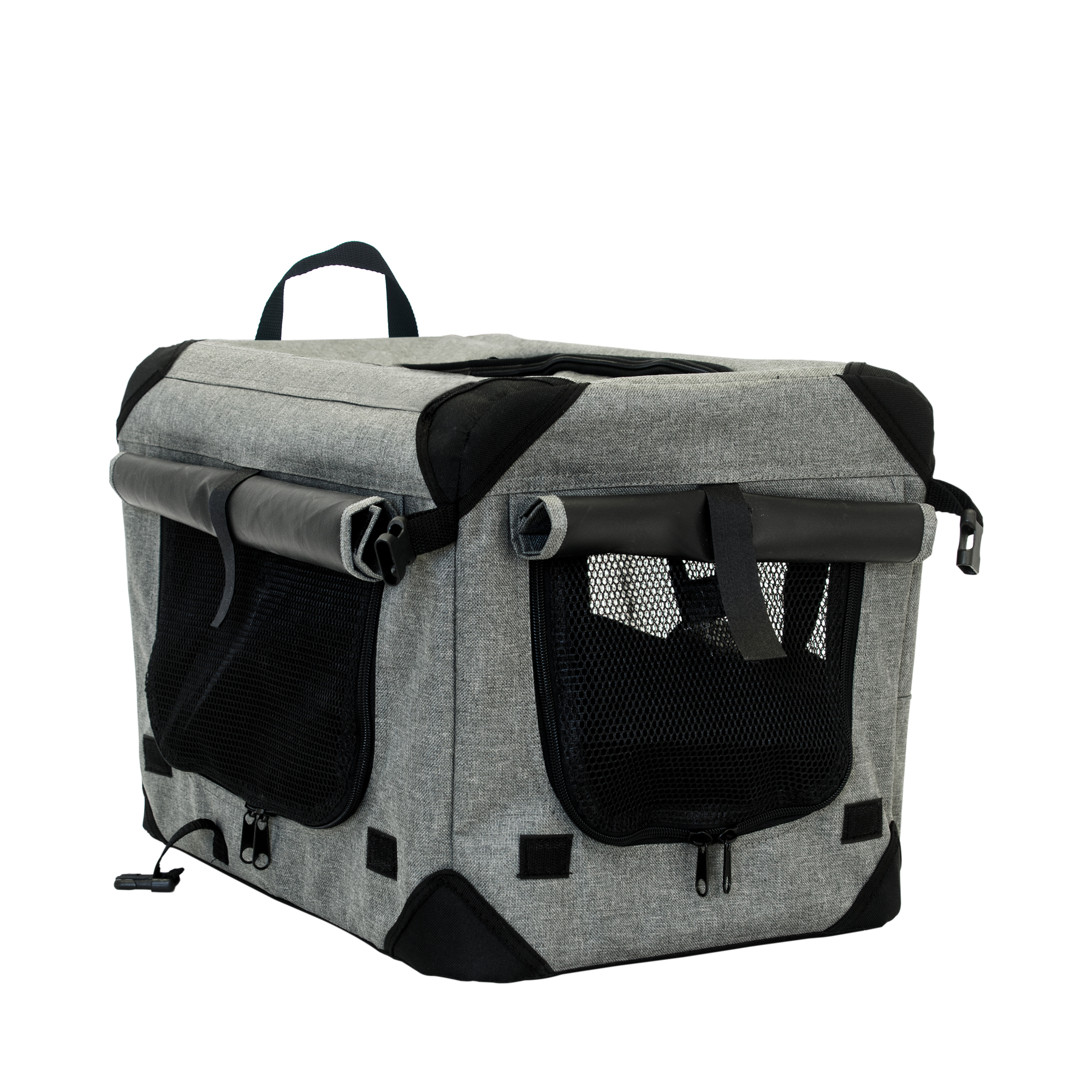 Buy Milou Canvas Crate Grey for your dog | Tinybuddy