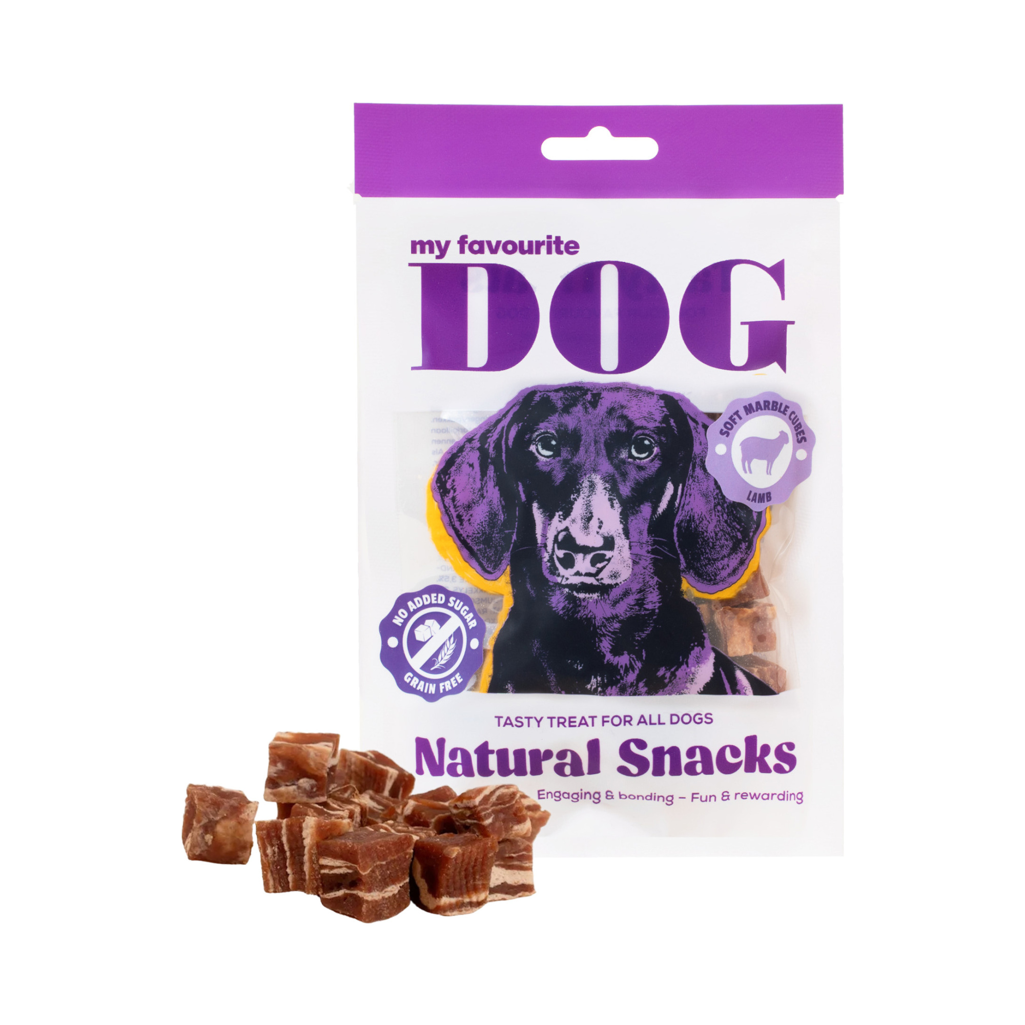 Soft Marble Cubes Lamb - 72 g | Dog treats
